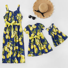 Load image into Gallery viewer, Adult Kids Dress Lace Sequin Sleeveless Baby Romper Family Look Summer Mother Daughter Clothes Family Matching Outfits