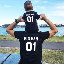 Load image into Gallery viewer, Family Matching Clothes Fashion Big Litter Man Tshirt Daddy And Me Outfits Father Son Dad Baby Boy Kids Summer Clothing
