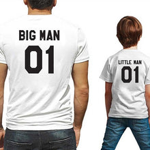Load image into Gallery viewer, Family Matching Clothes Fashion Big Litter Man Tshirt Daddy And Me Outfits Father Son Dad Baby Boy Kids Summer Clothing
