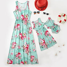 Load image into Gallery viewer, Adult Kids Dress Lace Sequin Sleeveless Baby Romper Family Look Summer Mother Daughter Clothes Family Matching Outfits

