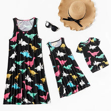Load image into Gallery viewer, Adult Kids Dress Lace Sequin Sleeveless Baby Romper Family Look Summer Mother Daughter Clothes Family Matching Outfits
